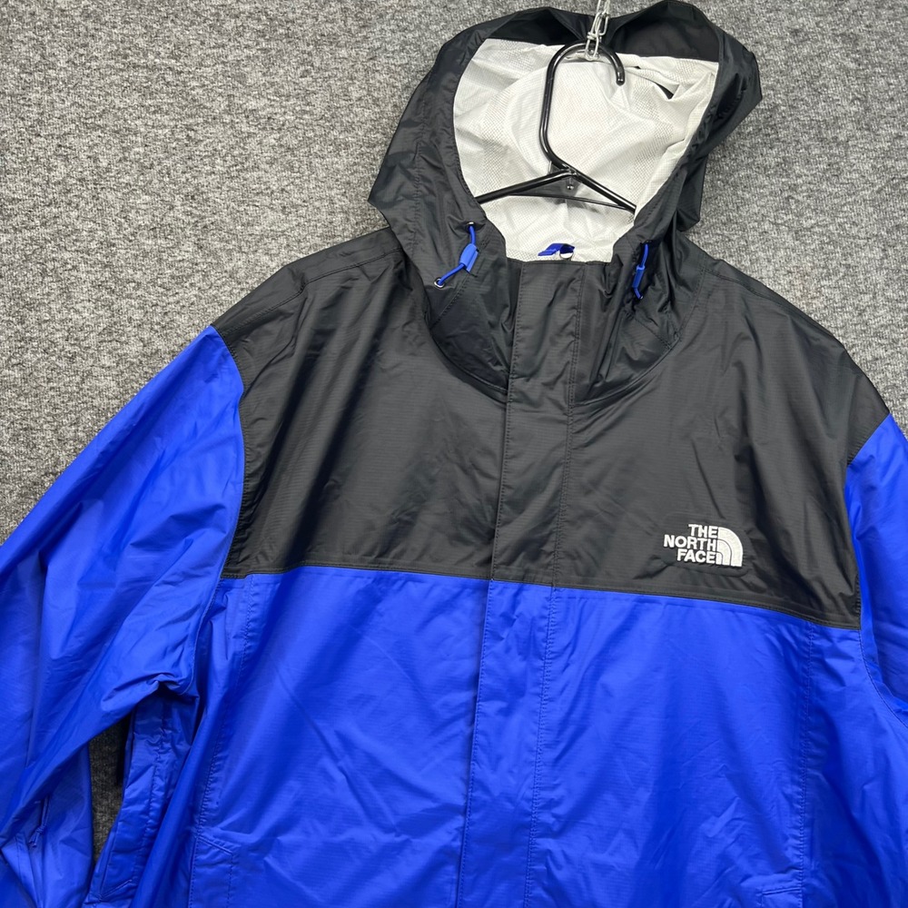 The North Face Jacket Mens XL Blue Black Hyvent Venture NF0A4P8KEF1 Rain Coat - Picture 5 of 16